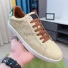 Italie Mens Netting Free Designer Bee Ace Chaussures décontractées Chaussure en cuir plat blanc Green Stripe Broidered Couples Trainers Sneakers Size 38-44 5.14 01