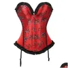 Bustiers Corsets Corset For Woman Sexy Waist Trainer And Lace Up Flower Top Wedding Lingerie Overbustbustiers Drop Delivery Appare Dhela