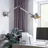Wall Lamp Industrial Wind Rocker Arm Designer Bedroom Bedside Study Reading
