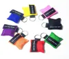 Whole Disposable Mask Life Keychain Cpr Face Shield Portable Necessity Multi Colors Available1446149