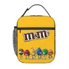 M MS czekoladowa torba na lunch na zewnątrz kreskówek piknik