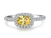 Anello di diamante sintetico taglio a cuscino da 2ct alla moda per donne autentica 925 anello in argento sterling in oro bianco gioiello placcato 9860096