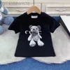 Dhgate New Children's T-shirt Populärt tryckt bomullsrum Casual Short Sleeved Boys and Girls T-shirt Children's Summer Top