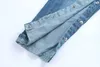 Overalls childrens denim byxor baby pojkar och flickor denim jeans mjuk småbarn kläder baby denim jeans 9m-3t d240515