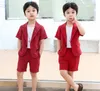 Baby Boys Summer Summer Kids Jacket Shorts 2pcs POGRATION SUIT ENFANTS ANNIVANCE ANNIVERTURES SET PERFORMANCE DE MEDIA