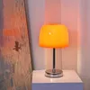 Table Lamps 1pc Retro Glass Mushroom Table Lamp - Modern Bedroom Bedside Decor Lamp for Living and Dining Room