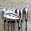 DHL UPS Fedex New 8Pcs Men Golf Clubs Golf Irons Hot Metal Set 5-9Pgs Flex Steel Shaft With Head Cover Super Wrist Designer Club 599