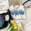 Weste Baby Girls Sommer Tanktop Koreanisch Hängende Nacken Anhänger Malz Top Hip Hop Street Tanzkinder Kleidung Vorschule 2 bis 10 Jahre 2405