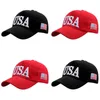 Party Hats 2024 American Flag Baseball Hat Regulowane USA Trump Hafted Capeed Cap 3 Kolory Drop dostawa domowy ogród świąteczny sup DHB6F