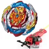 4D Beyblades B-198 BU B-198 #01 KINDER KERBEUS FORTRASS B198 MODIFICEERDE SET MET B-200 Custom Power Sword Launcher L/R