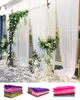 Sashes 4872cm 10 meter pure Crystal Organza Tule Roll Fabric for Wedding Decoration Diy Arches Chair Party Favor Levers 7519574743