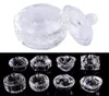 Nail Art Equipment 1PC Acrylic Powder Liquid Crystal Glass Dappen Dish Lid Bowl Cup Holder Manicure Tool For5616968