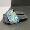 Designer Slippers Italy Sandals Paris New Rubber Slides Floral Brocade Flat Bottoms Flip Flops Mens Womens Fashion Striped Beach Sandal