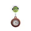 Pocket Watches Cartoon Donuts Clip Watch With Second Hand For Nurses On Easy To Read Lapel Fob Sile Nurse Drop Delivery Ot9Fw