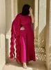 Etniska kläder Indien Turkiet Muslim Abaya klänningar Kvinnor Dans Wedding Evening Party Dress Elegant Gorgeous Abaya Marocko Caftan Maxi Vestidos T240515