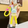 Cute Anime Keychain Charm Netflix Decompression Expansion Key Ring Couple Students Personalized Creative Valentine's Day Gift UPS