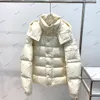 2024 Herr Winter Down Jacket Parkas Salzman Luxury Man Hooded Puffer Croped Puffer Jacket 70th Anniversary Limited Edition Maya Unisex Size: 0123 White