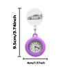 Pocket Watch Chain Fluorescent Cars 19 Clip Watches Retractable Digital Fob Clock Gift Nurse On Badge Reel Hanging Quartz Watche For W Otqil