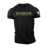 Men's T-Shirts 3D PrintWarrior Gold - Spartan Forge - Gym T-shirt High quality cotton casual mens short sleeved top tough guy T-shirt J240515