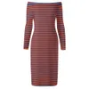 Women's Long Sleeve Off The Shoulder Lady Dress dongdumaoyi P1553151652