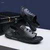 Hombre Masculino Sandali Sandalia Sandalias Sandals Da Uomo Men Summer Sandel for Masculina Couro Rasteira Deportivassandals S 204 508 s d a a c32b