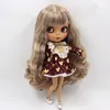 ICY DBS Blyth doll joint body brown mix blonde hair 30cm 16 bjd toy girls gift 240515