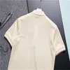 2024 Mens lyxiga poloshirts Organiska bomull Mens kvinnor Polo Fashion Design Kort ärm Casual Tops Summer S-3XL