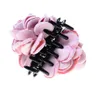 Flower Claw Clip Bridal Wedding Fascynatorzy Dziewczyny Panie Pasmo Pasmo Ladies Headpiece Pins Hair Pins Akcesoria Prom Fascynator Neekwor czerwony niebieski różowy czarny purpurowy czerwony