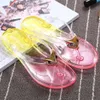 Summer Beach Sandalen Transparant 871 Slippers Jelly Crystal Flip Flops Draag platte schoenen vrouwen buiten plus size chaussure femme 220815 b 18 d d578 578