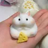 Decompression Toy Taba Squishy Mo Mushy Silicone Blur Cute Hamster Handmade Tabby Pressure Release Hand Relaxation Gift H240516
