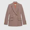 Designer Blazer Jackets Coats Vêtements Double Letters Spring Nouveaux hauts libérés