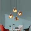 Nordic Bar Glass Metal Simple Lamp Decoration Pendant Living Room Window Dining Cafe Hanging Bedside Lamps Vuvri