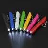 Camping Direct Whistle Hanging Rope med LED Light Pen ficklampan Advertising Ballpoint utskrivbar