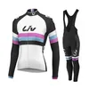 liv women Autumn Cycling Jersey Set Long Sleeve Mtb MAILLOT ROPA CICLISMO BICYCLE OUTDOOR SPORTSWEAR 240426