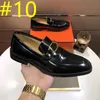 2024 Italienischer Designer Männer Sleber Schuhe Männer Zapatos de Hombre Slip-on Leder Luxuriöses Kleidungsschuhe Erwachsener schwarzbrauner Fahren Moccasin Größe 38-46