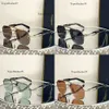 선글라스 품질 림리스 두꺼운 렌즈 안경 남성과 여성 디자이너 선글라스 원본 에디션이있는 프레임