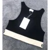 衣類タンクトップレディースデザイナーTシャツブラックホワイトレターサマーショートスリーブレディースレディースサイズS-Lカミストップフェム2