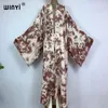 Europa Beach Cover ups für Badebekleidung Frauen Krawatte Dye Elegant Kimono Badeanzug Cape Sommerkleid 2024 Strandkleidung Outfits Verkauf