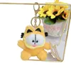 Kawaii anime kreskówka żółty kot śliczne pluszowe zabawki lalka kreatywna kreatywna plecak dekoracja dzieci dzieci dzieci dzieci chłopcy prezenty