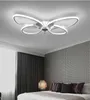 Nordic creatief aluminium 36W vlindervormig plafondlicht warm op afstand Room huisbesturing Kids Led Leding 22W lamp Pendan Jlnto