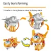 Super Wings S5 2 Mini Transformation Deformation Transformation Transforma-a-Bots Action Action Figures Robot Transformation Toys dla dzieci GIF 240516