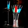 6 Creative Beach Cocktail Glass Coloured Champagne Crystal Glass Wine Set Bar Sparkling Glass 33 cm High 240513