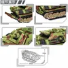 Blocks World War II German Army JAGDPANTER G1 Armored Vehicle Type 59 Medium Tank Combat Brick Army Model Building Block Set Childrens Toys WX