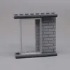 Otros juguetes kit de puertas correderas y ventanas con ferrocarril guía de vidrio transparente bloque de ladrillo MOC Piezas de bricolaje para tiendas creativas de casas Villas S245163 S245163