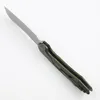 1PCS Nouveau couteau pliant automatique CPM154 Stone Wash Tanto Blade CNC G10 Handle Edc Pocket Tactical Couteaux avec boîte de vente au détail