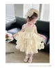 Flickans klänningar Baby Girl Princess Sling Dress For Children ärmlös Summer Fashion Baby Cake Verstedo Butterfly Frog Baby Clothing 2-6Y WX