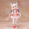Action Toy Figures 18cm Pink haired girl Anime Miss Dragon Maid PVC Action Figure Toy Model Collection Child Gifts box-packed Christmas present Y240516