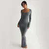 Pareo Pareo pour les femmes couvre la robe d'été 2024 Sexy Solite Coute Cou à manches longues Slim Fit de l'année Wear Swim