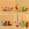 Yenilik Ürünleri Renk Seramik Kuş Şekli Düdük Su Ocarina Song Chirps Bathtime Toys Hediye Zanaat Teslimat Ev Bahçe Dekoru DHDF9