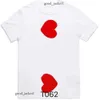 CDGS Shirt Play Designer Mens T-shirt japonais Red Love Womens Commes Complete Label Tshirt Polo Des Badge Garcons Cotton broderie CDGS HOODIE 205